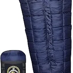 RhinoKraft Warriors Navy Blue Sleeping Bag ! Detachable Inner Liner ! 6 Layers ! Extra Large Size for Temp -20c ! Best for Very Cold Camping Site-image-0