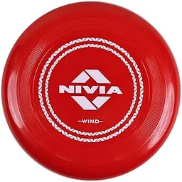 Nivia Frisbee for Outdoor Sports Games, Throwing Discs for Kids, Adults, and Dogs, Unbreakable Soft Flexible Plastic (Bright Red, Large)-picture-27