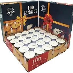 Tealight Candles – Pack of 100 Paraffin Wax T-Light Candles | 4.5 Hr Long Burning for Home, Spa, Parties, Weddings & Diwali Decoration | Unscented & Clean Flame-picture-22