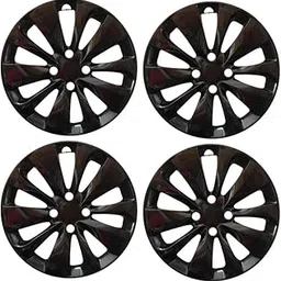 ARUN car Wheel Cover Full Black for Baleno 15inch (4pc) image 1