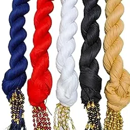 vastrabazaar LYCRA BLEND LONG TESSELS DUPATTAS PACK OF 5-picture-28