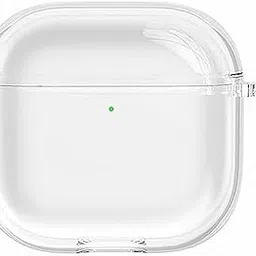 T Teclusive Crystal Clear Hard Transparent Case Compatible with Airpods 4 | Full Protective Plastic Cover | Lifetime Non Yellowing Clear Case (Airpod 4)-picture-22