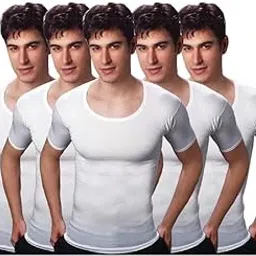innero Cotton RNS Vest For Men, Regular Fit, Round Neck, Half Sleeve Ganji-picture-46