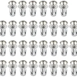 3x30 Pieces Petal Rivets Nut Screw Anchor for Curtain Installation Calligraphy M4x20-picture-15