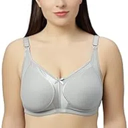 Zoya Non Padded Full Coverage Bra | Adjustable Straps and Hook and Eye Closure for Secured Fit, M Frame Bra, Comfortable Breathable Cotton Material, Hand wash only-image-23