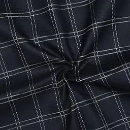 Qashida Tweed Wool Blazer Fabric for Men | Premium Checked Woollen Suiting Material | 2 Meter Cut for Blazers, Kotis & Waistcoats | 58 Inch Width | Black, White Checks-picture-17