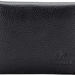 finelaer Genuine Leather Bifold Wallet with Spacious Card Slots ID Pocket Bill Compartment (Black Matte)-picture-14