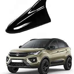 Shark Fin Antenna for Cars, AM/FM Radio Signal Base Cover with Adhesive Tape,(Black) Suitable for Tata Nexon.-picture-22