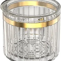 MYADDICTION Vegetable Storage Box with Drain Basket for Fruits Chopped Green Onion Clear-image-41