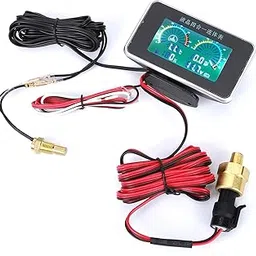 ywbl-wh 4-In-1 Car LCD Digital LCD Instrument, Oil Pressure Voltmeter Fuel Water Temperature Meter DC 9V-36V-picture-28
