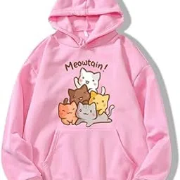 absolute defense Cat Cute Hoodie Women Girl Stylish Latest Causal Black Pink Lavender Peach 499 599 699 Under-picture-43
