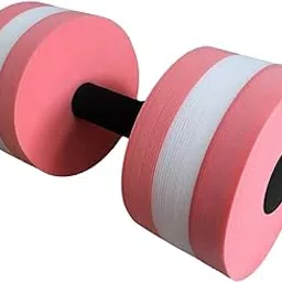HEAVENGLOW Aquatic Dumbbell Hand Bar Water Aerobics Workouts Aquatic Exercise Dumbbells Pink-picture-27