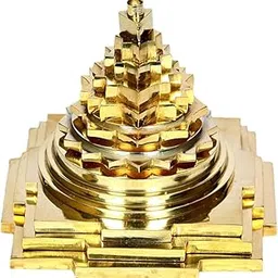BHAKTI SHRINGAR Premium Brass Maha Meru Shree Yantra Original with Full Solid Back (2 * 2 * 1.75 (in))-picture-52