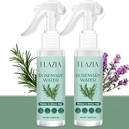 Flazia Rosemary Water Spray Mist for Hair Growth Add Shine Makes Thicker & Shinier Hair, Hairfall Control (100 ml) (100ml * 2)-picture-35