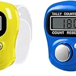 2Pc Multiuse Digital Electronic Portable Mini Hand Tally Clicker Counter Finger Ring Mantra Jaap Counting Device Machine for Cricket Umpire and Various Counting Purpose-image-41