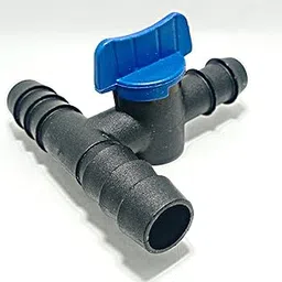 Grassland™ 16MM Drip Tee Connector with Tap Drip Irrigation Accessories for Watering Home Garden Pipe Multi Joint Connectors (Pack of -25 Pcs)-picture-19