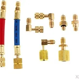 STYLEHEAVEN 16x Air Conditioning Refrigeration R12 to R134a Flex Hose Adapter Connector|Motors|Parts & Accessories|Car & Truck Parts|Air Conditioning & Heat|Other-picture-16