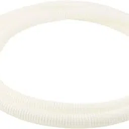 Flexible Electric Wire Cover PVC Conduit Corrugated Tube Pipe 15mm (25 mtr) White Colour-image-82