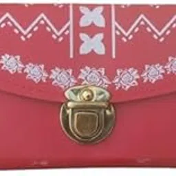Flower Printed Resin Wallet for Women with Push Lock,Multicolor-1Pcs-picture-22