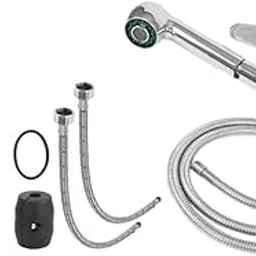 STYLEHEAVEN Bathroom Sink Faucet with 4 Point Internal Thread Connector Motorhome Faucet Silver|Motors-picture-12