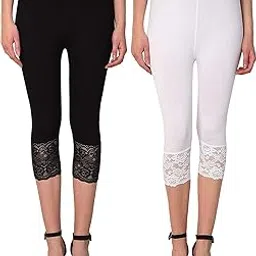 stunning collection 3/4th Lace Capri for Girls and Kids-picture-41