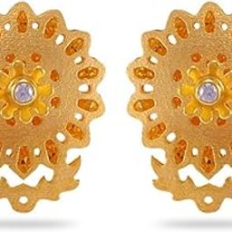 joyalukkas Women's & Girl's Zenina Collection 22K Yellow Gold Earrings-picture-44