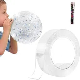 VOIISH Double Sided Grip Tape Washable Adhesive Heavy Duty 3 Meter Multipurpose Traceless Strong Sticky Strips Grip With Glitter (Pack of 1)-image-49