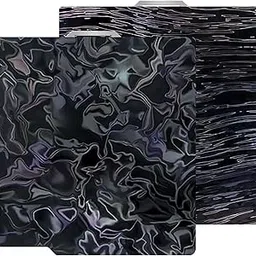 HIKUDIY 257x257mm Smooth Build Plate for Bambu Lab X1/X1C/X1E/P1P/P1S/A1, Water Ripples+Wood Grain Double Sided Smooth Flexible Spring Steel Plate for Bambu Lab 3D Printers image 1