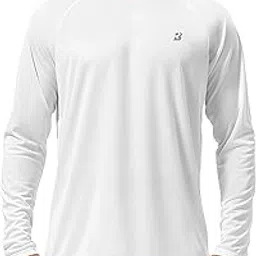 roadbox Fishing Shirts for Men Long Sleeve UV Sun Protection Tops UPF 50+ White-picture-26