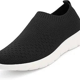 Kraasa ZONIC Men’s Lightweight Knit Sneakers with Memory Insole | Breathable, Anti-Skid Running, Walking & Gym Shoes (Sizes 6-10, Multiple Colors)-picture-48