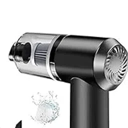 Portable Car Vacuum Cleaner, 3-in-1 Handheld, Air Duster Four Wheeler, Multi-Surface Cleaning for Car and Home-image-41
