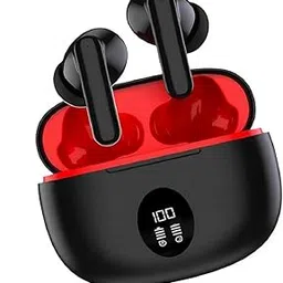HUG PUPPY Bluetooth Earbuds Premiere | 18 Hours Playback | High-Fidelity Sound, Touch Control, Type-C Charging | Wireless Earphones (Black)-picture-45