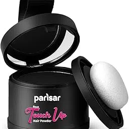 PARISAR Hair Cover Up Powder - Black | Helps Cover Grey Roots & Bald Spots | Fuller & Denser Look | Hair Line Powder Natural Black for Long-Lasting & Matte Finish with Easy Application | Pack of 1 - 4gm-image-101