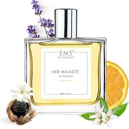 EM5 Her Majesté Perfume for Women | Floral Citrus Fresh Spicy Fragrance | 50 ml Unisex Eau de Parfum Spray | Luxury Gift for Her-image-43