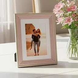 Art Street Premium 3D Table Top Photo Frame, Designer Picture Frames For, Kids Room, Kids Photograph, Side Table, Home Decor (Pink, Size 6x8 inch)-image-27