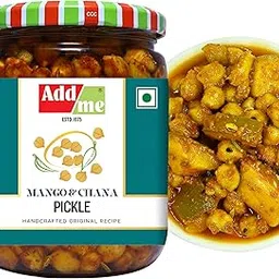 Add me Rajasthani Mango Chana Chole Achar 500 gm Chickpeas aam ka Pickle 500gm Glass Pack-picture-55