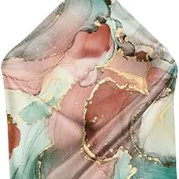 blacksmith Marble Silk Satin Printed Pocket Square for Men (MULTI-2)-picture-49