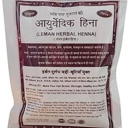 Natural Henna Powder for Brown Hair colour 40g (Pack of 6) Original Bhavnagar Henna Mahendi-picture-42