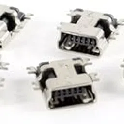 BIG BOOM® 5 Pcs PCB Mount Mini USB Type B Female 5-Pin 180 Degree SMD SMT Jack Socket-picture-33