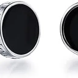 nimz Mens Jewellery Valentine Multi Silver Dumbells Stud Bali Hoop earrings for men/Ear rings Combo For Men/Gents/Boys/unisex Non-Piercing Ear mens jewellery Copper Hoop Earring-picture-21