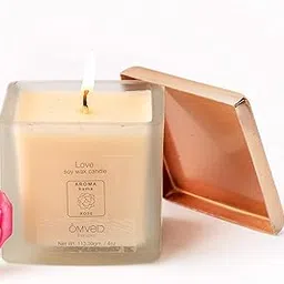 Omved Soy Wax Candle,, Rose-picture-21