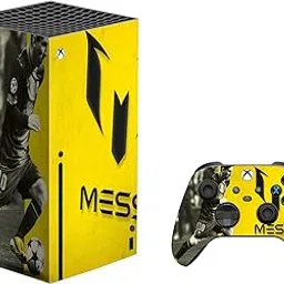 GADGETS WRAP Printed Vinyl Skin Decal Wrap for Xbox Series X - Fc Barcelona Argentina Lionel Messi-image-56
