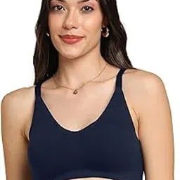 tweens Invisi-Fit Cotton Spandex Non-Padded Bra | Elastic-Free Bottom Band & Armholes | Hidden Concealar | Internal Gripper on Side Wings |Soft & Breathable Cotton image 1