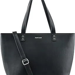 fastrack Everyday Essential Tote Bag | Faux-Leather Women's Handbags | Laptop Compatible upto 14" | Comes with a Key-Leash| Ladies Purse Handbag | Tote for Casual Carry-picture-56