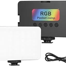 Coslifestore RGB Pocket Rechargeable LED Camera Light – Adjustable Brightness & Color Portable Panel for Video, Photos & Live Streaming, Clip on Light for Photography-picture-20