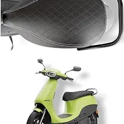 Compatible with Ola Electric S1 Gen 1 and Gen 2 Models Cushion Seat Cover PU Leather Quilted Design, Waterproof, Removable and Washable Cushion Seat Cover-image-81