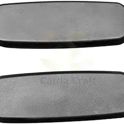 Office Chair Replacement Plastic Arm Pads, Chair Armrest Pads for Supporting Arms and Elbow (with 4 Free Screws, Black)-image-72