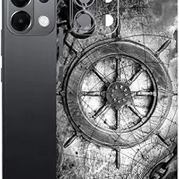 AtOdds Mobile Skin Sticker Wrap | Compatible for Oppo K13 (5G) | Scratchproof Matte Finish | Full Coverage for All Sides & Camera Protection (Voyage)-picture-11