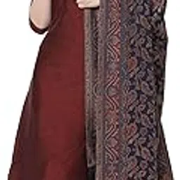 weavers villa Women's Pashmina Wool Kani Weave Shawls, Wraps [Size: 40" X 80"]-picture-40