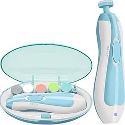 Jaguar Tradelink Baby Nail Trimmer – Safe Electric Nail File for Newborns, Toddlers & Adults | Gentle, Quiet & Portable Manicure Kit with 6 Grinding Heads |-picture-12